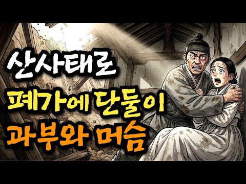 산사태로 폐가에 단둘이 과부와 머슴... 그날 밤, 방문을 걸어잠근 이유 | 야담·민담·전설·설화·옛날이야기·오디오북