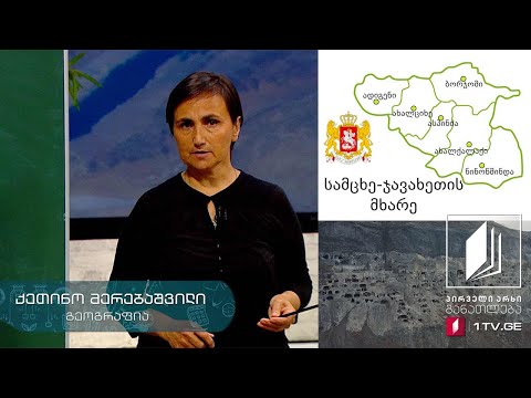 გეოგრაფია, IX კლასი - სამცხე-ჯავახეთი - 29 აპრილი, 2020 #ტელესკოლა