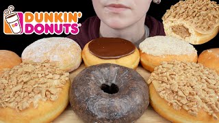 ASMR Dunkin Donuts *Cookie Butter, Chocolate Cake, Jelly, Boston Cream, Apple Crumb, Glazed Mukbang