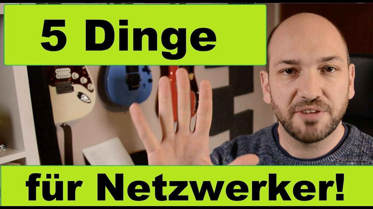 5 Dinge, die JEDER Netzwerker wissen sollte! (Sebi plaudert...)