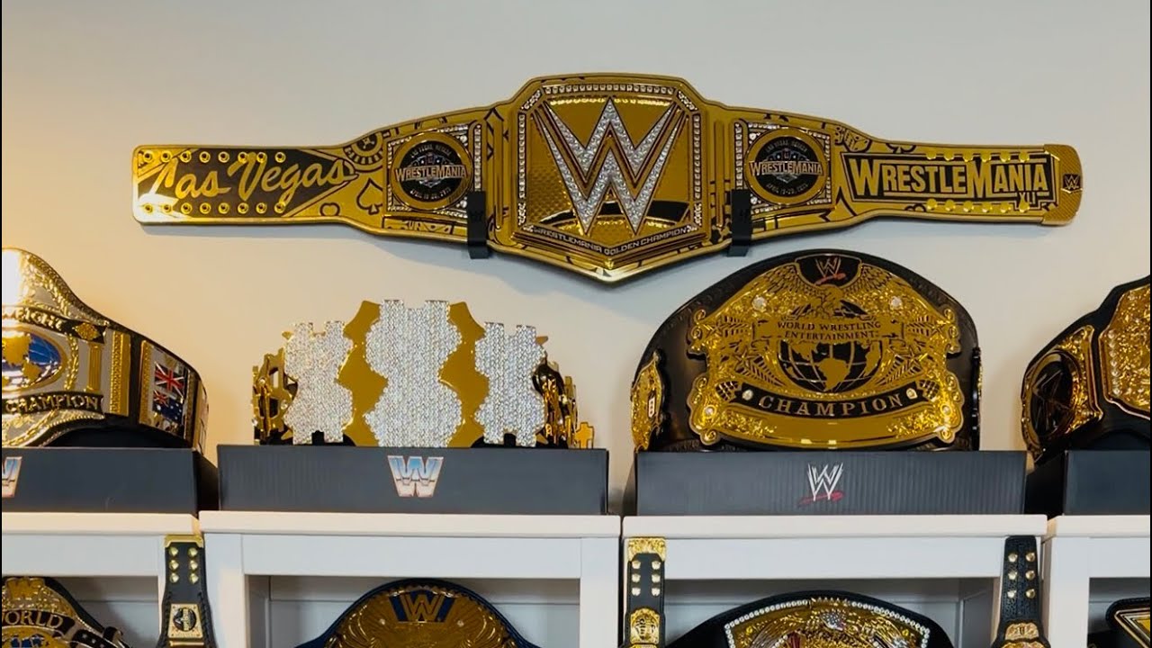 How to Display Your Championship Title Replicas part 2 #shorts #wwe