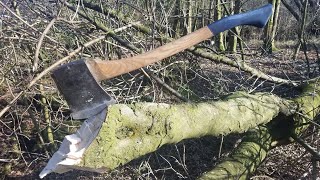 Tasmanian Pattern Axe vs Yankee Pattern Axe, Chopping and Discussion