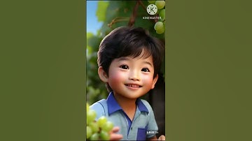 Cậu bé thích ăn nho với công nghệ Ai(Leonardo ai,gpt,bvee).