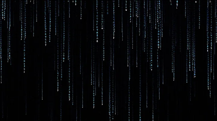 Matrix Code Rain in Blue | 1 Hour Matrix Theme | TV Screensaver and Live Wallpaper in 4K HD