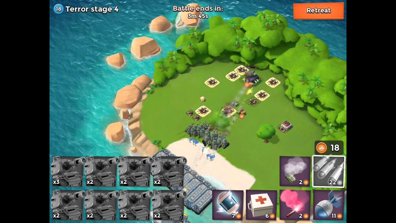 Boom Beach - Dr Terror Stage 4