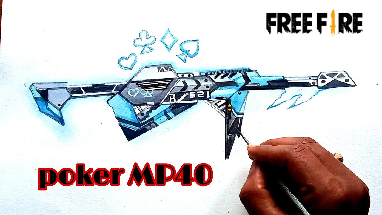 Poker MP40 FreeFire  Poker, Mood off images, Fire pokers