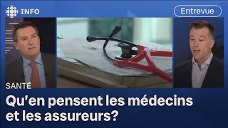 Ordonnance exigée : entrevue avec un médecin de famille et une représentante des assureurs