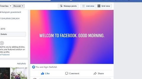how to change facebook background color