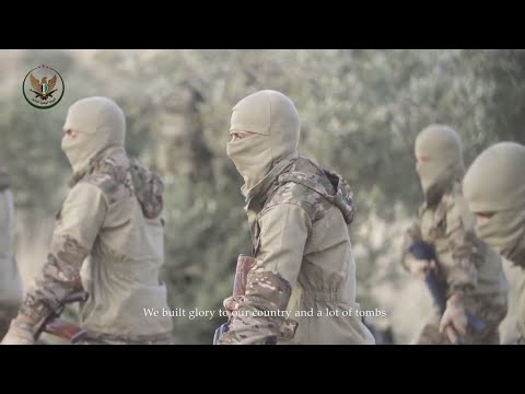 Ahrar Al-Sham || Graduating a batch of Unit 82 fighters.