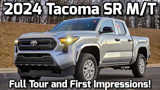 First 2024 Tacoma SR Manual Transmission! Full Tour and First Impressions