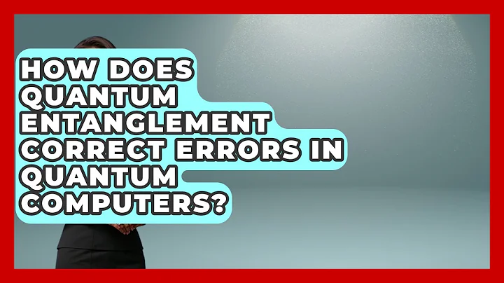 How Does Quantum Entanglement Correct Errors In Quantum Computers? - Quantum Tech Explained