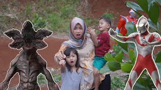 DRAMA | ULTRAMAN MELAWAN MONSTER 😱 Balapan Sepeda | Ali Vlog