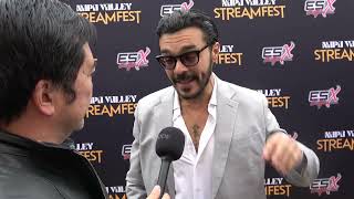 Shalim Ortiz Carpet Interview for Casa Grande | Napa Valley StreamFest 2026
