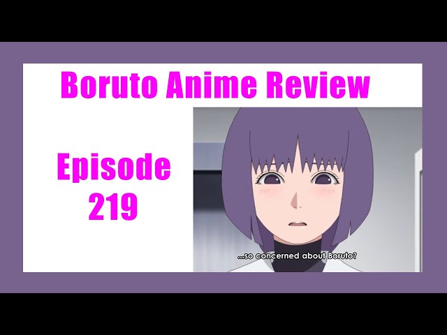 Review do episódio 219 de Boruto