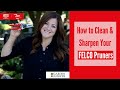 How to clean  sharpen your felco pruners