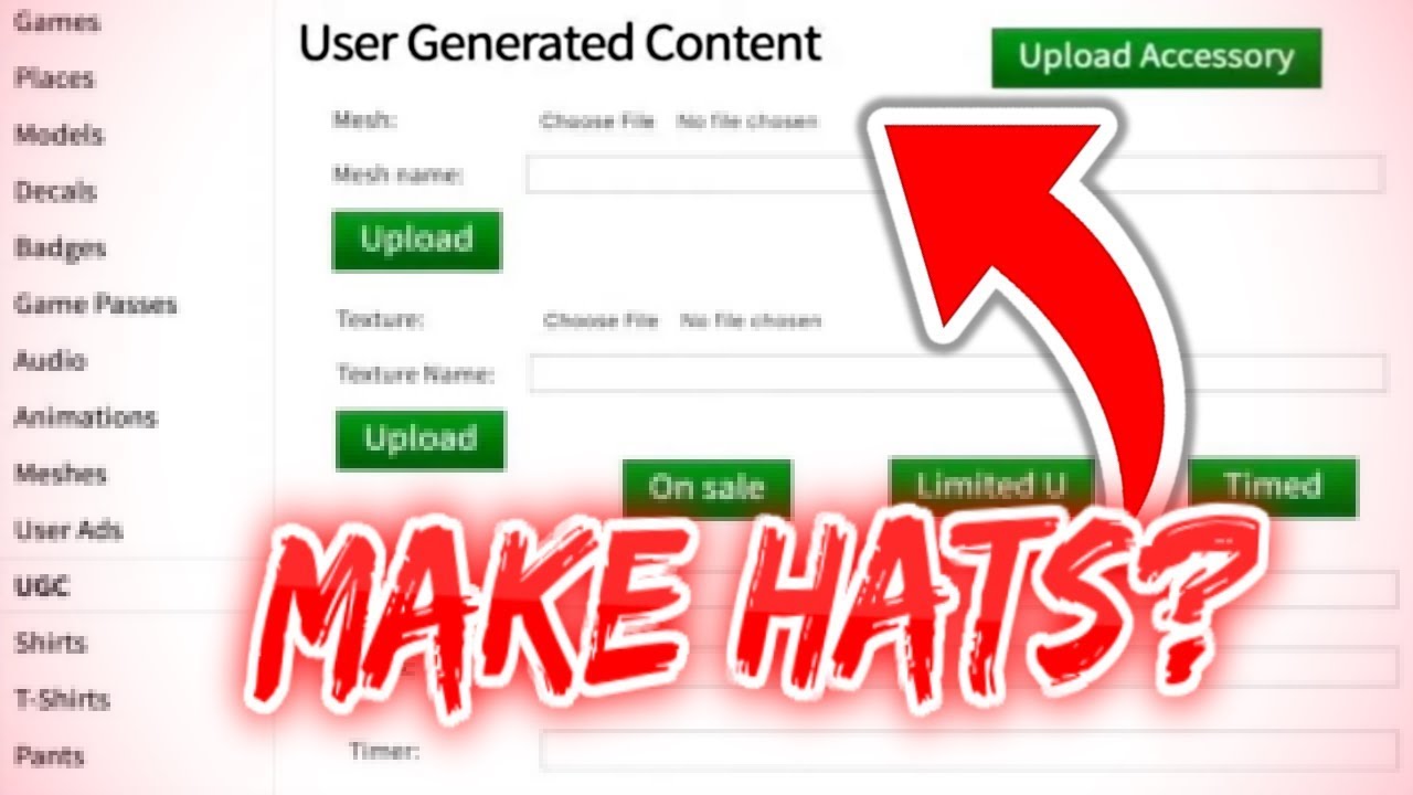 Roblox Is Going To Let Us Make Hats Youtube - how to make a roblox hat nicsterv