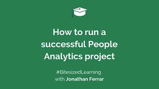 how to run a successful people analytics project