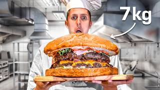 Hicimos una HAMBURGUESA GIGANTE de +7 kilos