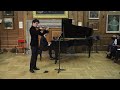 Kevin Zhu, violin - Derek Wang, piano - Bedřich Smetana - From My Homeland for Violin and piano