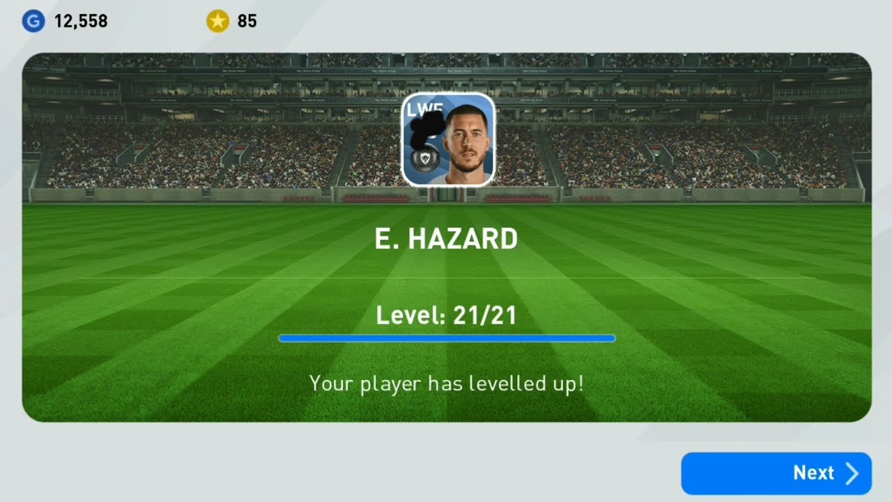 E.HAZARD Max level in pes 2020