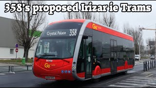 Irizar ie Tram on Route 358 (Proposed Allocation) - Photoshop TIMELAPSE
