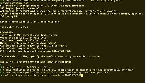 Sign-in to the AWS CLI v2 preview with AWS SSO!