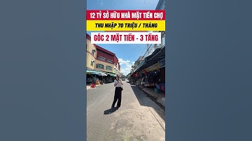 BÁN CHDV 3 TẦNG 200M2 ĐẤT GÓC 2 MẶT TIỀN GIÁ CỰC SHOCK - 0909880109 #thuanan #batdongsan #binhduong