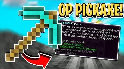 THE MOST OP PICKAXE IN SKYBLOCK