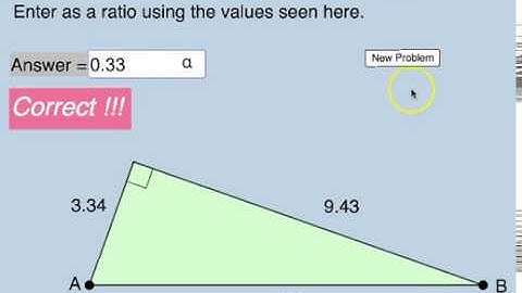 Identifying Trig Ratios within Right Triangles: Quick Formative Assessment Demo