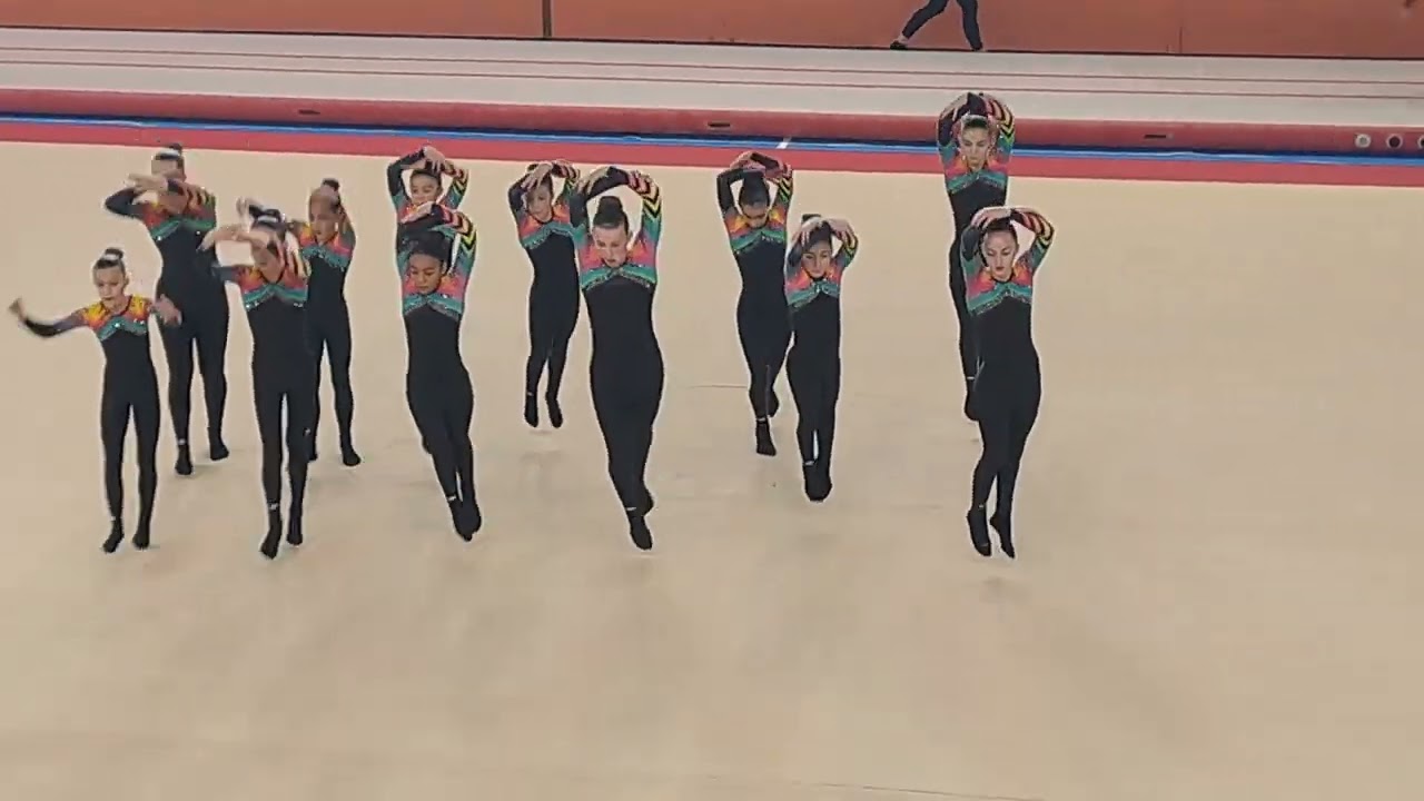 Championnat départemental de TeamGym - Nat C Junior - Club Talence - Sol - Arcachon 17/12/2023