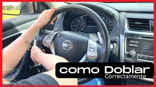 Como Aprender A GIRAR EL VOLANTE DE UN AUTO Correctamente|Licencia de Conducir.