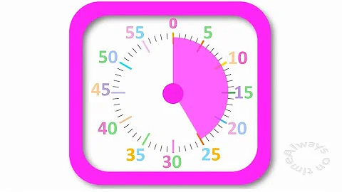 25-minute VISUAL TIMER