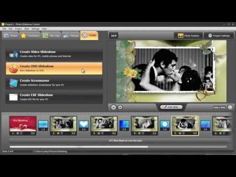 How to Create a Slideshow with Music. Making an Original Wedding Slideshow.