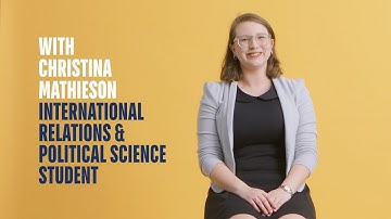 International Relations & Political Science with student Christina Mathieson - Open Days 365