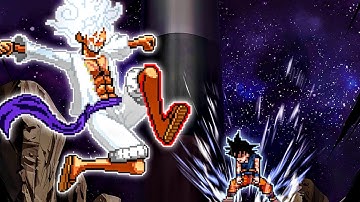 Wano Luffy V4 OP (all form) (New) VS Manga Goku Ultra Instinct OP in Jump Force Mugen