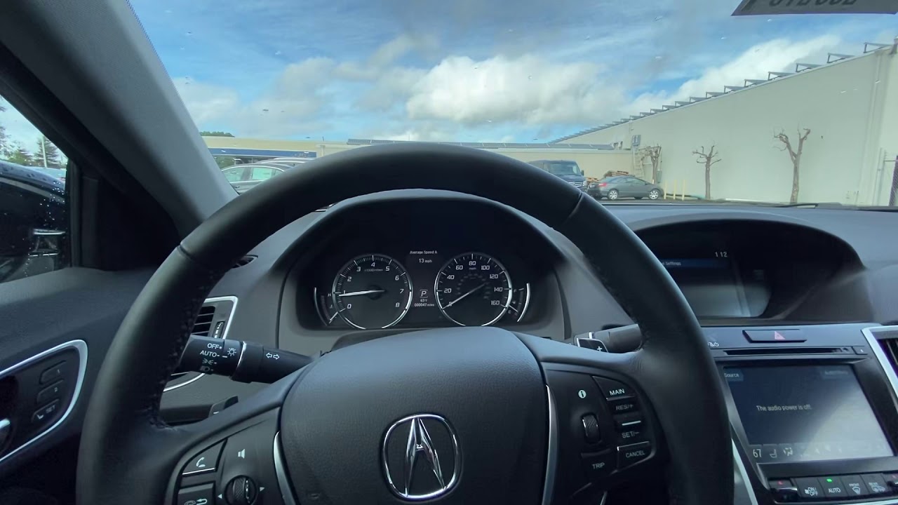 How to use “brake hold” function on a 2020 Acura Tlx (AK) YouTube