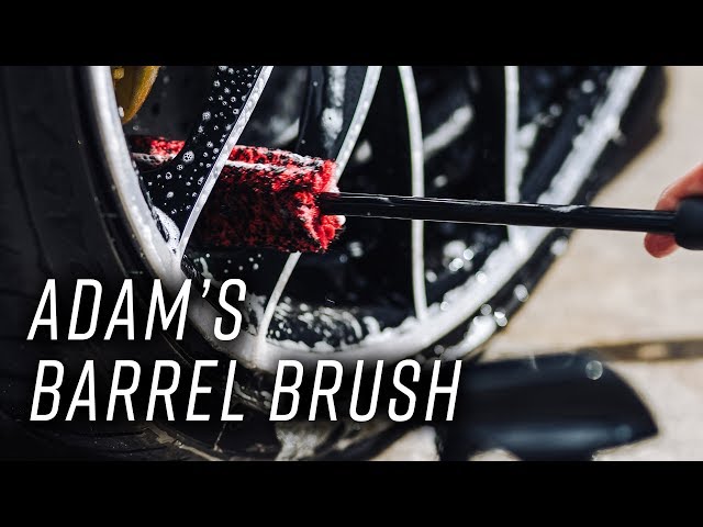 Adam's Angled Wheel Detailing Brush - Car Cleaning Wheel Brush | Use  W/Wheel Cleaner, Rim Cleaner, Chrome Cleaner | Car Wash Brush Cleans Brake  Dust