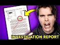 Reading The Onision Investigation Report!