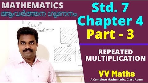 MATHEMATICS (SCERT)Std 7 Chapter 4 [Part 3] in English and Malayalam - Kerala Syllabus.