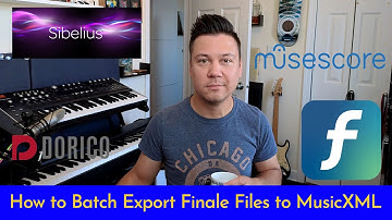 How to Batch Export Finale Files to MusicXML