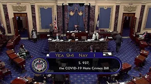 U.S. Senate passes bill to fight anti-Asian hate crimes