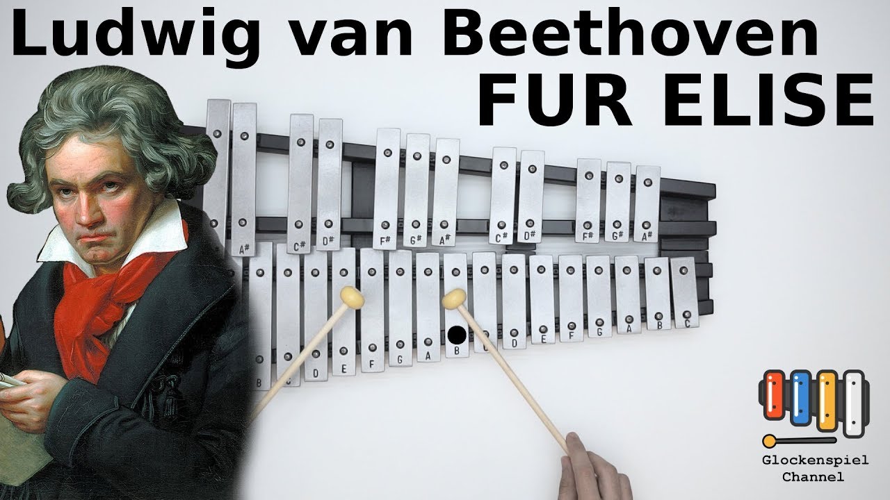 Fur Elise - Ludwig van Beethoven💗🎺on the Glockenspiel (BELLs)  🎧