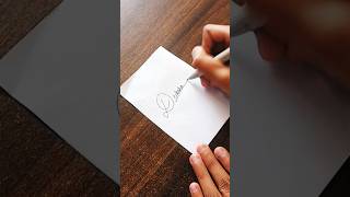 D letter signature for subscribers #shorts #youtube