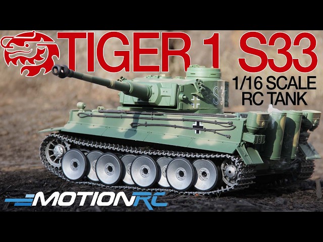 Feel the Power with the German Tiger 1 S33 from Heng Long 1/16
