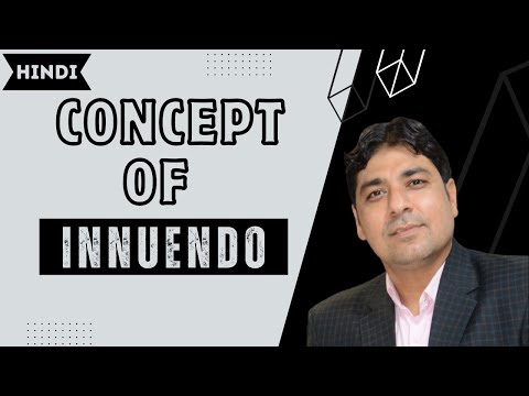 Concept Of Innuendo In Hindi | Tort Of Defamation | Law Of Torts Lecture 25.