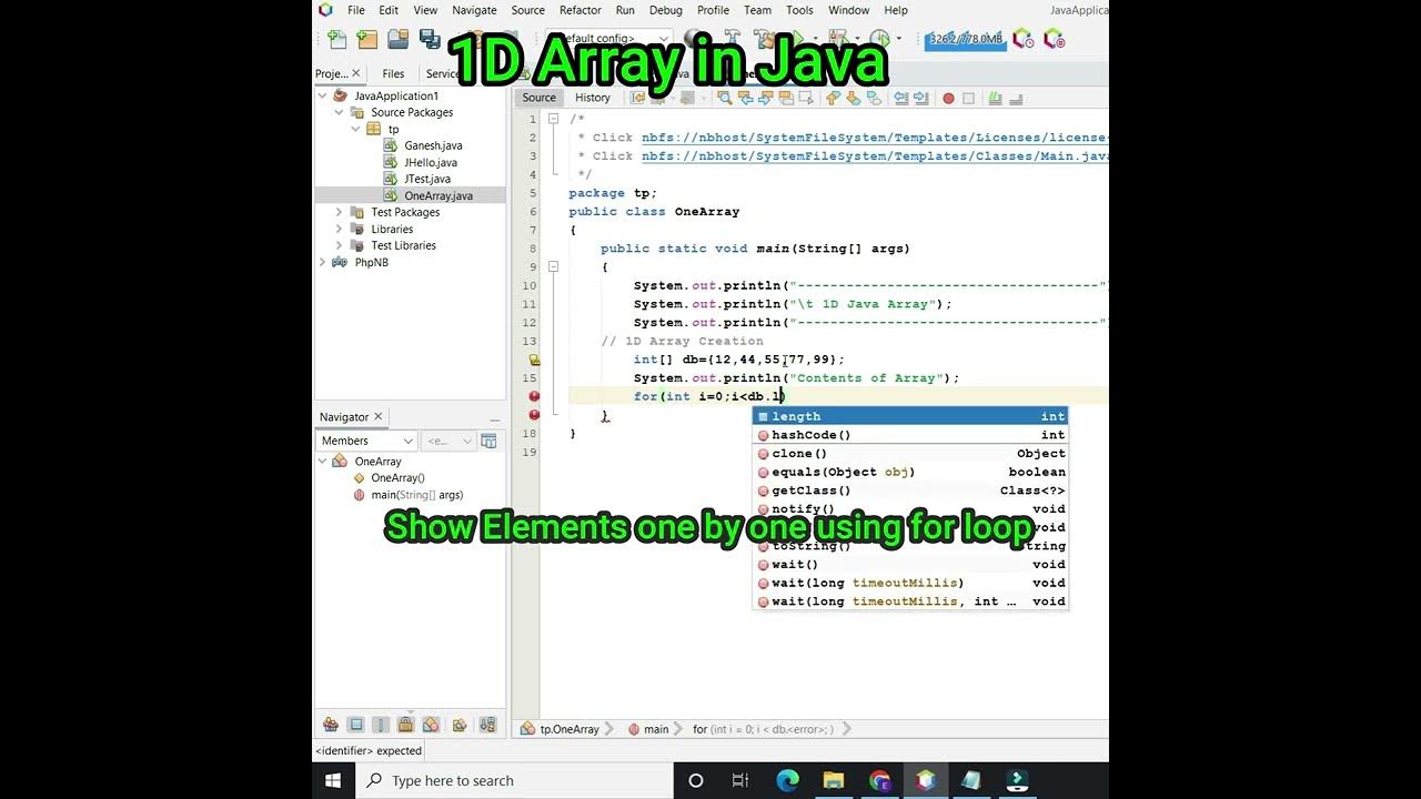 Arrays in Java | Java Array #shorts - YouTube