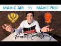 Comparativa Mavic AIR Vs Mavic PRO en Español