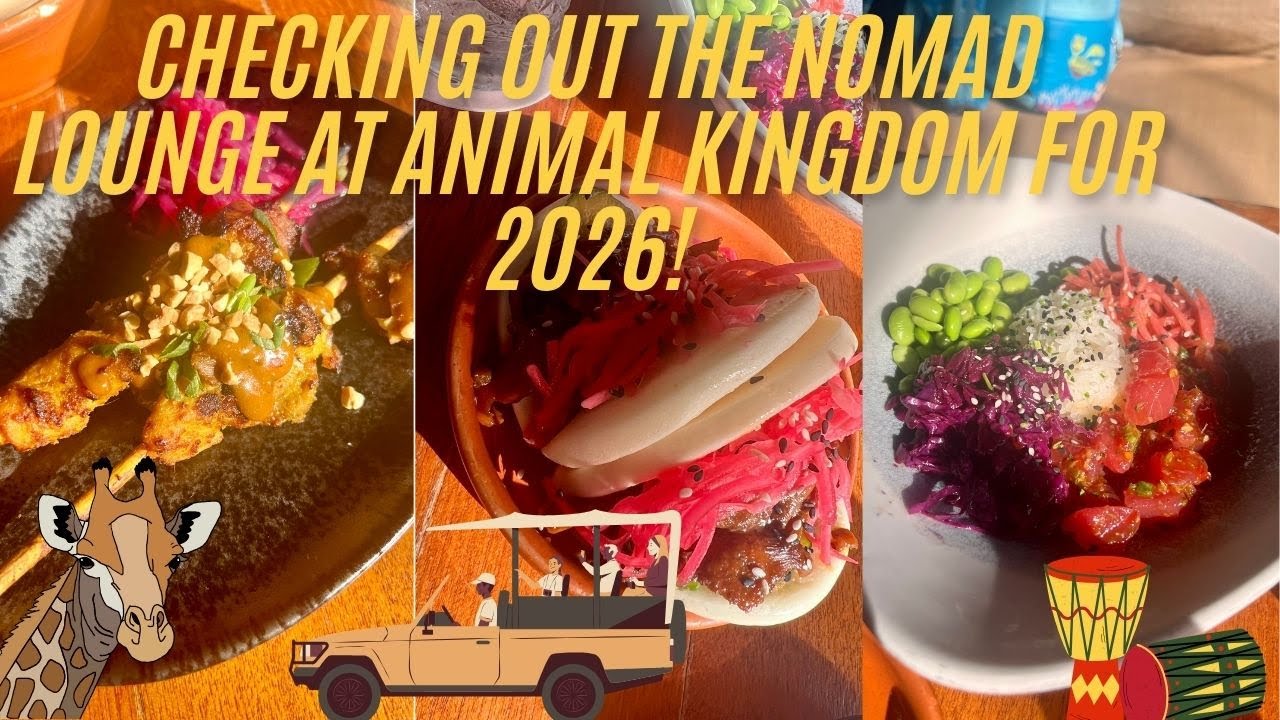 Checking out the Nomad Lounge at Animal Kingdom for 2026!