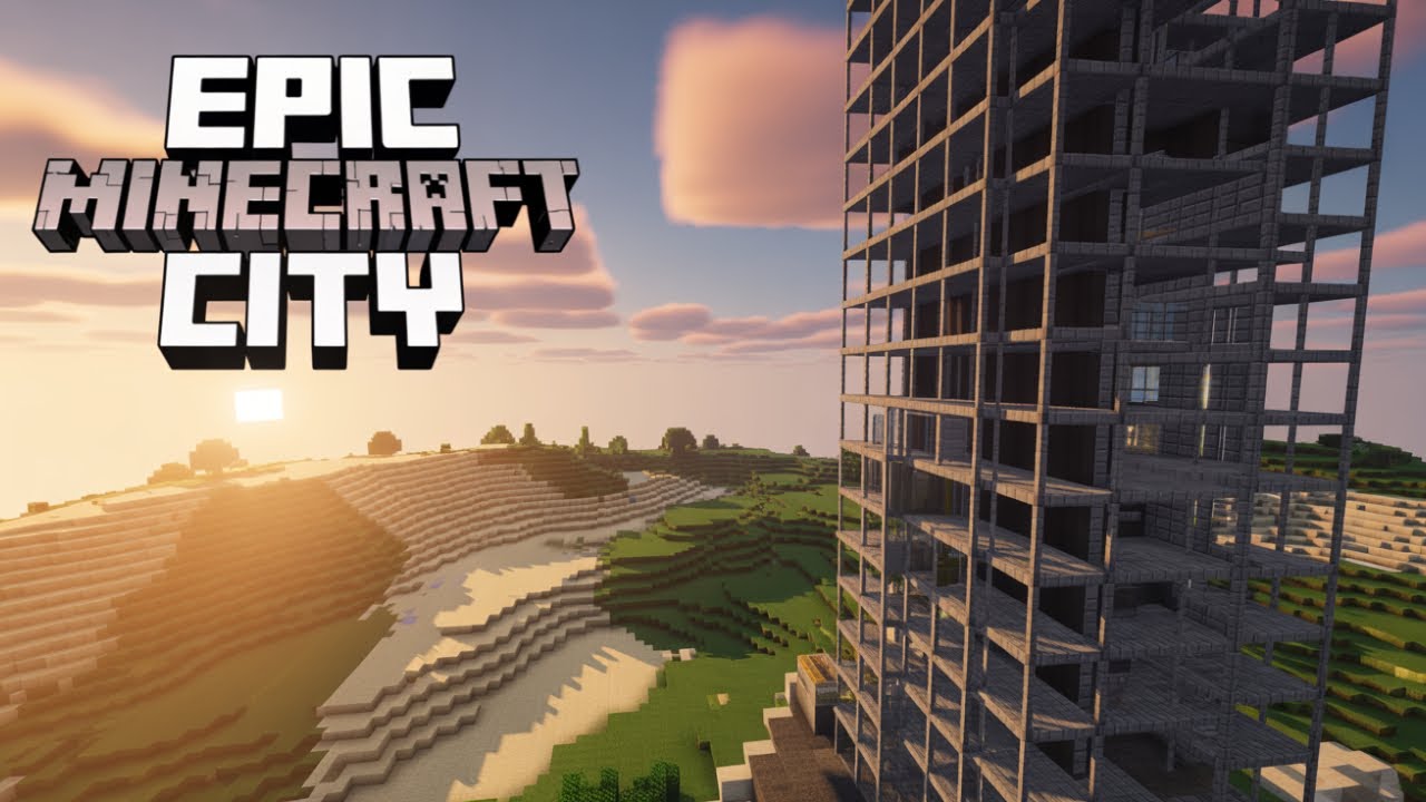 BUILDING A BEAUTIFUL CITY ON MINECRAFT