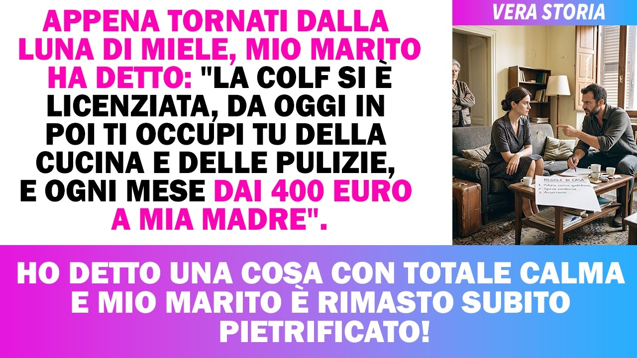 Nel momento esatto in cui misi piede in quell'appartamento di sessanta metri quadrati al Tufello, capii che il mio matrimonio era una truffa. Ero appena tornata dal viaggio di nozze, con la...